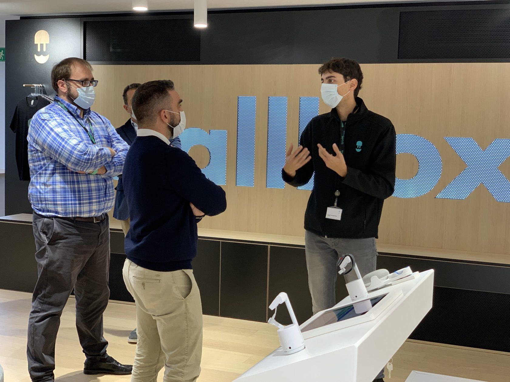 Wallbox recibe la visita de Francisco Polo, Alto Comisionado para España Nación Emprendedora