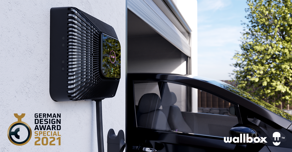 Wallbox Quasar honored with the German Design Award